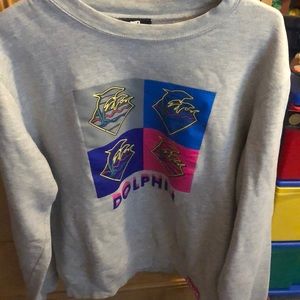 Pink Dolphin Grey Crew Neck w/ Logo, men’s Medium